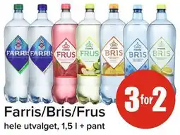 Spar Farris/Bris/Frus tilbud