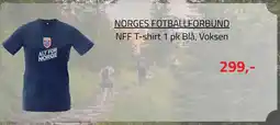 Sport 1 NORGES FOTBALLFORBUND NFF T-shirt 1 pk Blå, Voksen tilbud