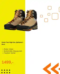 XXL Sport Kento Tour High Gtx, fjellstøvel - Brun tilbud