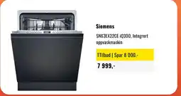Skousen Siemens SN63EX22CE iQ300, Integrert oppvaskmaskin tilbud