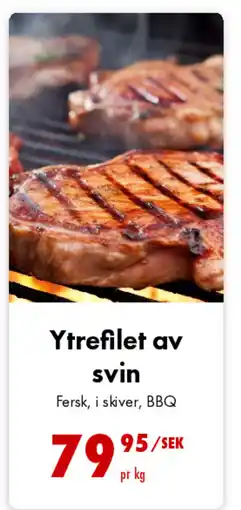 Nordby Supermarket Ytrefilet av svin tilbud