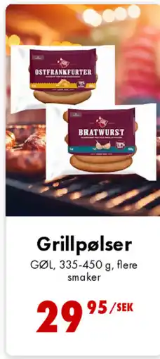 Nordby Supermarket GØL Grillpølser tilbud