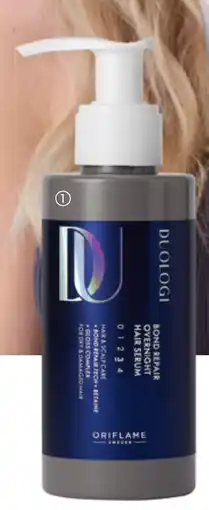 Oriflame DUOLOGI Bond Repair Overnight Hair Serum tilbud
