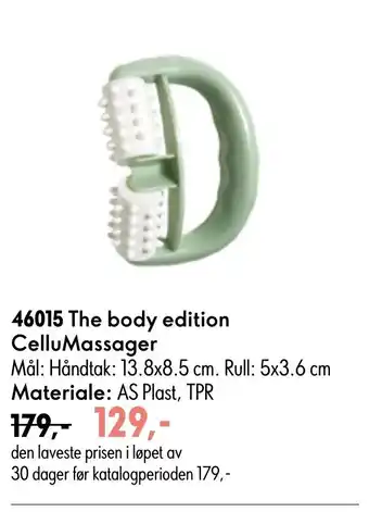 Oriflame The body edition CelluMassager tilbud