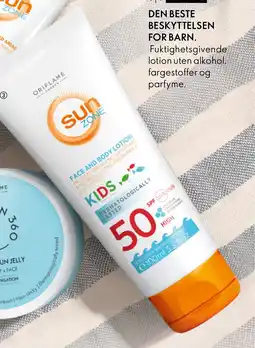 Oriflame Sun Zone Face & Body Lotion Kids SPF 50 High tilbud