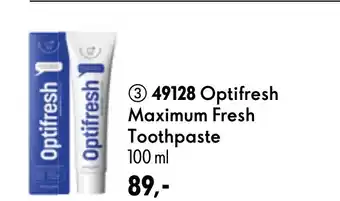 Oriflame Optifresh Maximum Fresh Toothpaste tilbud
