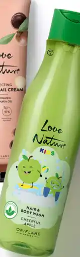 Oriflame Love Nature Kids Hair & Body Wash Cheerful Apple tilbud