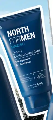 Oriflame North For Men Subzero 2-in-1 Moisturising Gel tilbud