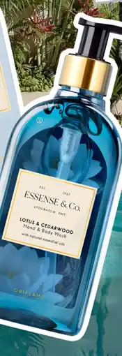 Oriflame Essense&Co. Lotus & Cedarwood Hand & Body Wash tilbud