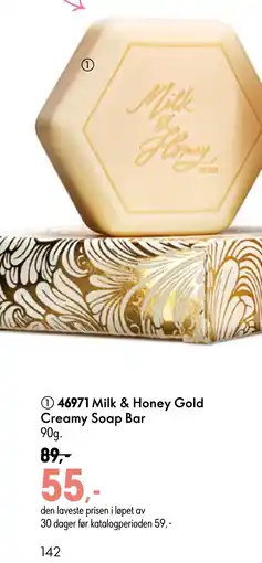 Oriflame Milk & Honey Gold Creamy Soap Bar tilbud