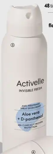 Oriflame Activelle Invisible Fresh Anti-Perspirant Spray Deodorant tilbud