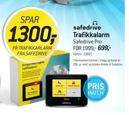 Thansen safedrive Trafikkalarm tilbud