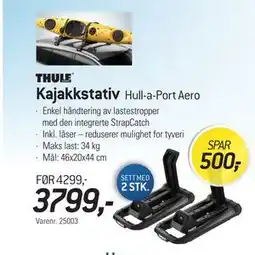 Thansen THULE Kajakkstativ tilbud