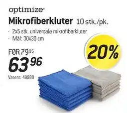 Thansen optimize Mikrofiberkluter tilbud