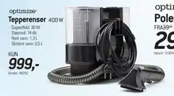Thansen optimize Tepperenser 400 W tilbud