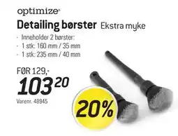 Thansen optimize Detailing børster tilbud