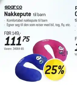 Thansen sparco Nakkepute tilbud