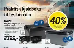Thansen RAZE Kompressor kjøleboks tilbud