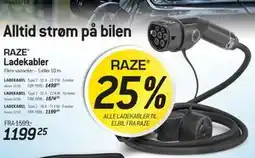 Thansen RAZE Ladekabler tilbud