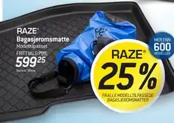 Thansen RAZE Bagasjeromsmatte tilbud