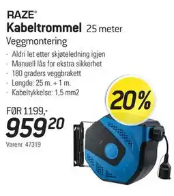 Thansen Kabeltrommel tilbud
