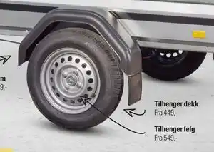 Tilhenger felg