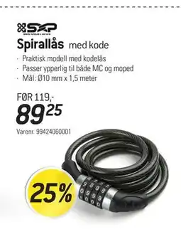Thansen Spirallås tilbud