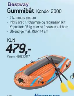 Thansen Bestway Gummibåt tilbud