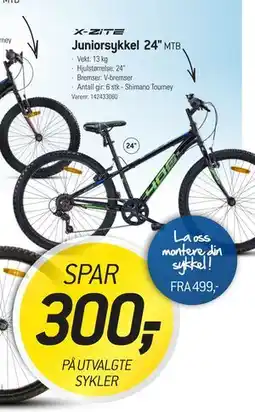 Thansen Juniorsykkel 24 tilbud