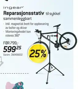 Thansen ingear Reparasjonsstativ tilbud