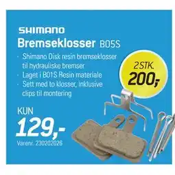 Thansen Shimano Bremseklosser tilbud