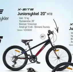 Thansen Juniorsykkel 20 tilbud