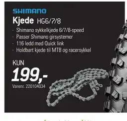 Thansen Shimano Kjede tilbud