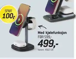 Thansen mobiline+ 3-i-1 trådløs lader Magnetisk Med kjølefunksjon tilbud