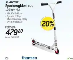 Thansen Sparkesykkel tilbud