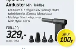 Thansen optimize Airduster tilbud