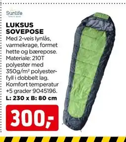 jem & fix LUKSUS SOVEPOSE tilbud