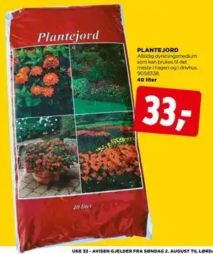 jem & fix PLANTEJORD tilbud