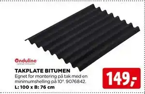 jem & fix TAKPLATE BITUMEN tilbud