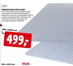 jem & fix TERMOTAKPLATE 10 MM tilbud