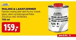 jem & fix MALING & LAKKFJERNER tilbud