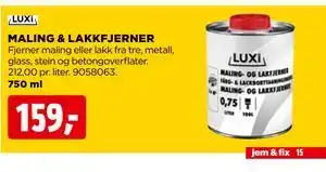 jem & fix MALING & LAKKFJERNER tilbud