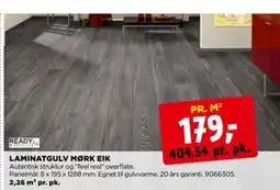 jem & fix LAMINATGULV MØRK EIK tilbud
