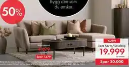 Fagmøbler Sone høy m/sjeselong tilbud