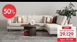Fagmøbler Sone dyp hjørnesofa tilbud
