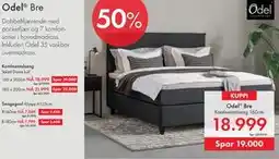 Fagmøbler Odel Bre Kontinentalseng tilbud