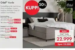 Fagmøbler Odel Varde Kontinentalseng tilbud