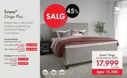 Fagmøbler Svane Origo Kontinentalseng 150cm tilbud