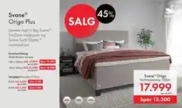 Fagmøbler Sengegavl London H115cm tilbud