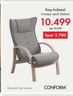 Fagmøbler Easy hvilestol tilbud